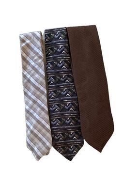 3 Men’s Neckties Michael Kors Picone J.L Hobson